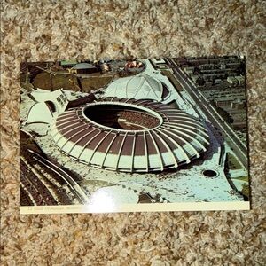 Olympic Stadium Stade olympique Montreal Canada Postcard Continental Baseball